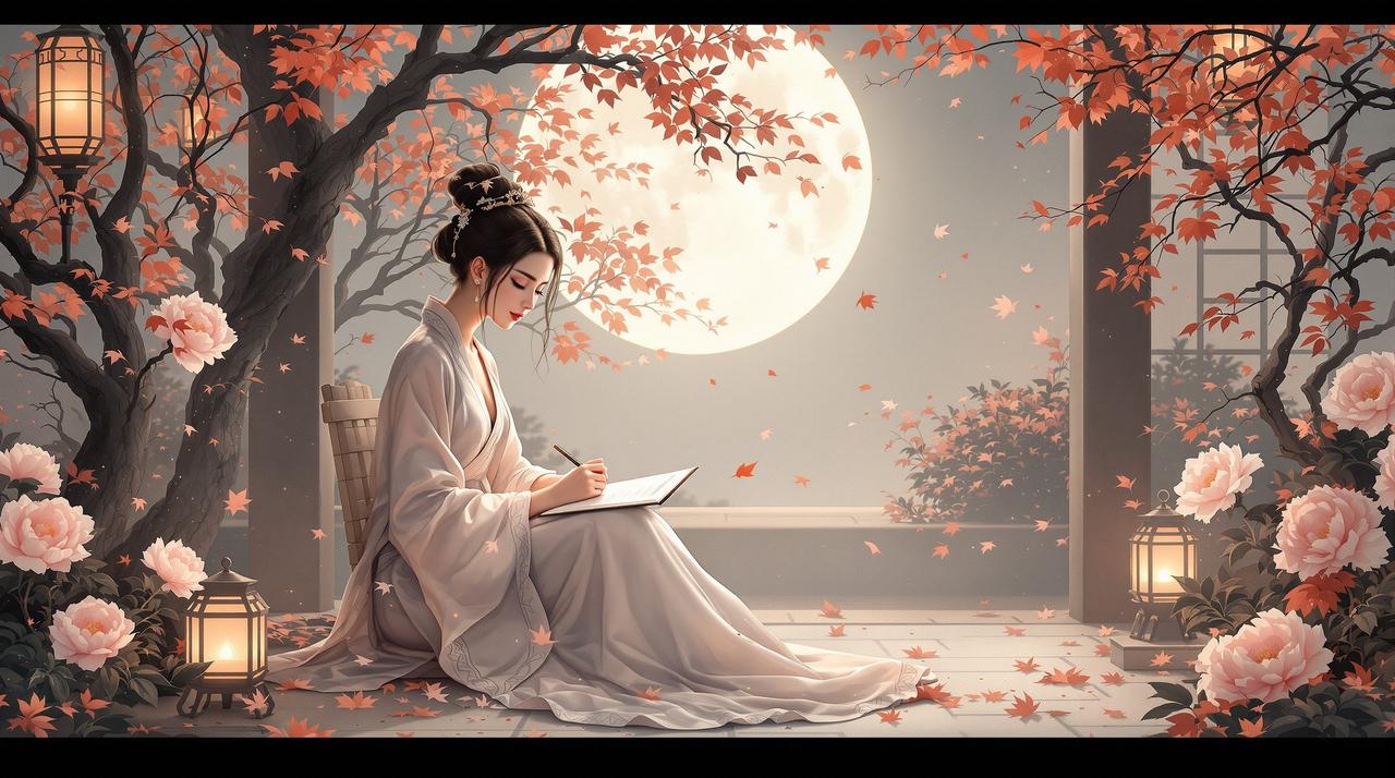闪闪电影院 - 花间词话·李清照与牡丹